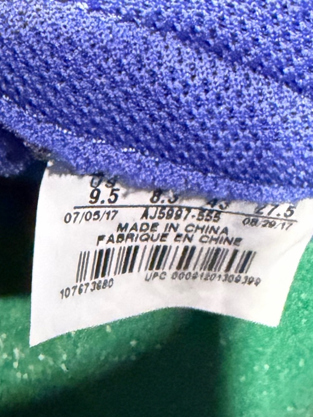 Nike Gatorade Jordan 1- size 9.5 - Picture 9 of 11